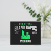 Grote Rapids Briefkaart (Staand voorkant)