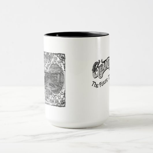 Grote Rapids Coffee-Mok - Toekomst die nooit is ge Mok (Midden)