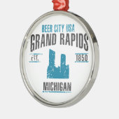 Grote Rapids Metalen Ornament (Links)