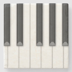Grote Realistic Piano Keys  muziek Stenen Onderzetter
