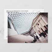Grote rechtbank - het British Museum Briefkaart (Voorkant / Achterkant)