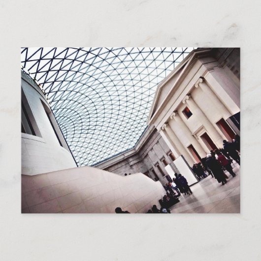 Grote rechtbank - het British Museum Briefkaart (Voorkant)