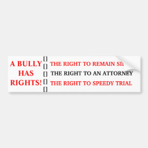 GROTE RECHTEN BUMPERSTICKER