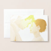 Grote Rechthoek Dubbel Geluk Chinese Bruiloft Folie Kaarten (Met envelop)