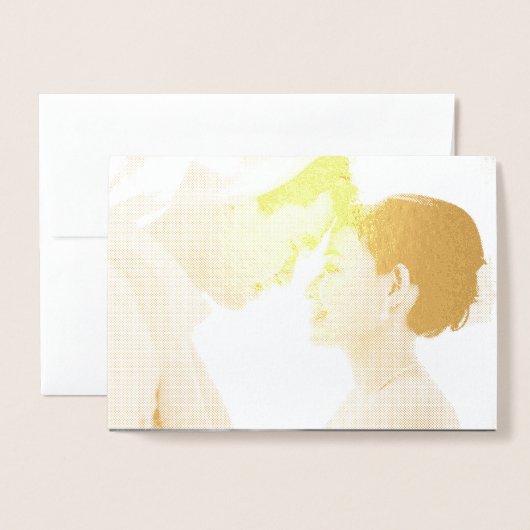 Grote Rechthoek Dubbel Geluk Chinese Bruiloft Folie Kaarten (Met envelop)