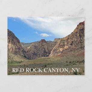 Grote Red Rock Canyon Briefkaart! Briefkaart