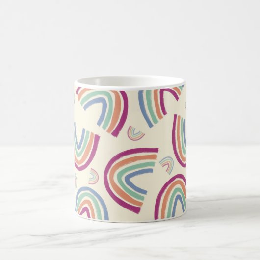 Grote regenbogen confetti mok (Center)