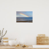 Grote regenboog over de Stille Oceaan bij Poster (Keuken)