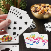 grote regenbooghaai pokerkaarten (Insitu)
