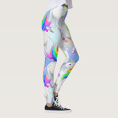 Grote regenboogunikorn prinses van het bos leggings (Rechts)