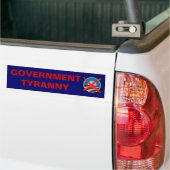 Grote regering heeft de Amerikaanse grondwet vermo Bumpersticker (Op Truck)