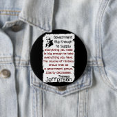 Grote regering ronde button 4,0 cm (In situ)