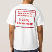 Grote regering t-shirt (Achterkant)