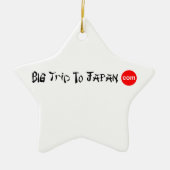 Grote reis naar Japan Star Ornament (Voorkant)