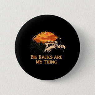 Grote rekken zijn mijn ding Wildlife Hob Funny Hun Ronde Button 5,7 Cm