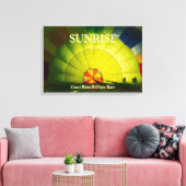 Grote Reno ballonrace - Sunrise Canvas Afdruk (Insitu (Woonkamer))