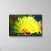 Grote Reno ballonrace - Sunrise Canvas Afdruk (Voorkant)