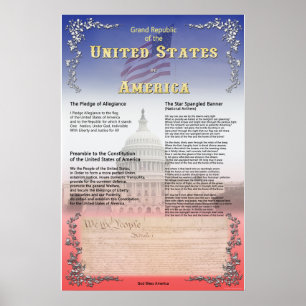 Grote Republiek van de Verenigde Staten Poster