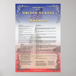 Grote Republiek van de Verenigde Staten Poster
