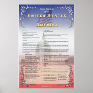 Grote Republiek van de Verenigde Staten Poster