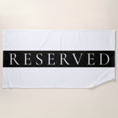 GROTE RESERVES BEACH TOWEL | Pool Towel | Yoga Strandlaken (Voorkant)