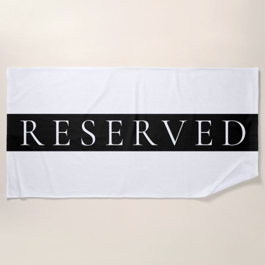 GROTE RESERVES BEACH TOWEL | Pool Towel | Yoga Strandlaken (Voorkant)
