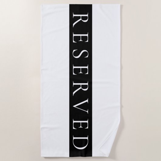 GROTE RESERVES BEACH TOWEL | Pool Towel | Yoga Strandlaken (Voorkant)