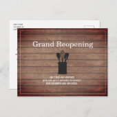 Grote restaurants die restaurants met voedsel bewe briefkaart (Voorkant / Achterkant)