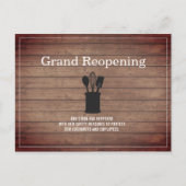 Grote restaurants die restaurants met voedsel bewe briefkaart (Voorkant)