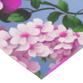 Grote Retro Paarse Rozen Bloem Tafelkleed (Gekanteld)