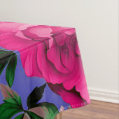 Grote Retro Roze Rose Bloem Tafelkleed (Voorbeeld)