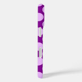 Grote retro-stippen - orchidee en paars Case-Mate iPhone case (Achterkant / Rechts)