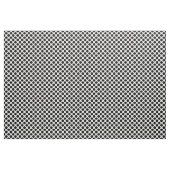 Grote retro-stippen - zwart-wit stof (Yard (91,4 cm))