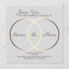 Grote reus kruiste gouden ringen kaart