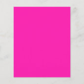 GROTE RICH BRIGHT DEEP HOT PINK BACKGROUND WALLPAP FLYER (Achterkant)