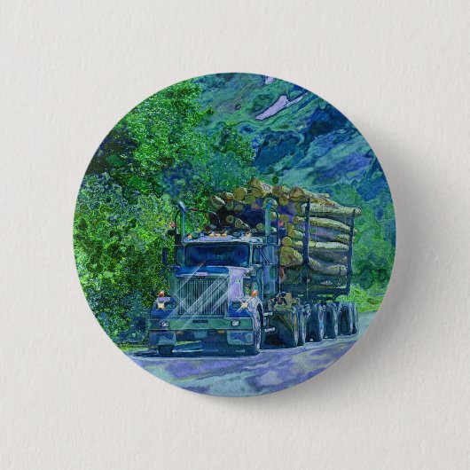 GROTE RIG TRUCKS & TRUCKS voor Truck-liefhebbers Ronde Button 5,7 Cm (Voorkant)