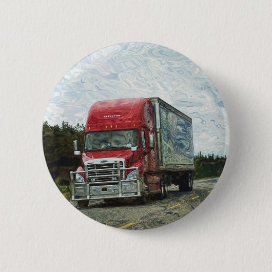 GROTE RIG TRUCKS & TRUCKS voor Truck-liefhebbers Ronde Button 5,7 Cm (Voorkant)