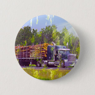 GROTE RIG TRUCKS & TRUCKS voor Truck-liefhebbers Ronde Button 5,7 Cm