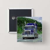 GROTE RIG TRUCKS & TRUCKS voor Truck-liefhebbers Vierkante Button 5,1 Cm (Voorkant /achterkant)