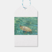 grote rivierschildpad cadeaulabel (Voorkant)