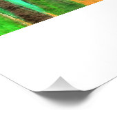 Grote rode bloemen - 20 x 20 glanzend afdrukken (Hoek)