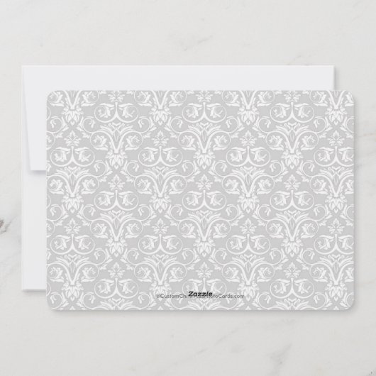 Grote rode boog Cadeau 3 foto kerst Kaart (Achterkant)