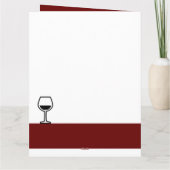 Grote Rode Dagen van de wijngaard Kaart (Achterkant)