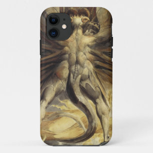 Grote rode draak iPhone 11 hoesje