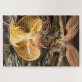 Grote Rode draak en de vrouw met zon Legpuzzel (Horizontaal)