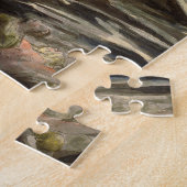 Grote Rode draak en de vrouw met zon Legpuzzel (Zijkant)