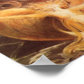 Grote Rode draak en de vrouw met zon Poster (Hoek)