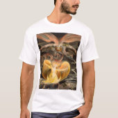 Grote Rode draak en de vrouw met zon T-shirt (Voorkant)