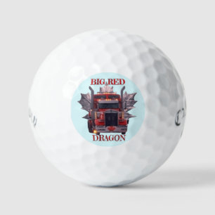 GROTE RODE DRAAK GOLFBALLEN