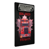 GROTE RODE DRAAK MINI KLEMBORD (Schuin)